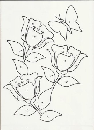 Рисунки для аппликации из ткани