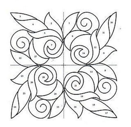 Трафареты для аппликаций из ткани