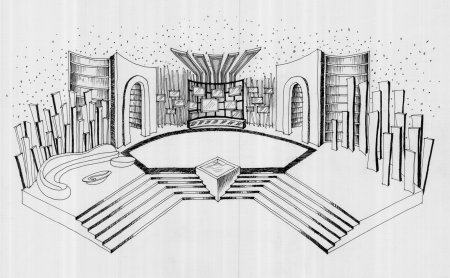 Эскиз сцены