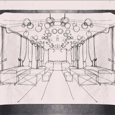 Эскиз сцены