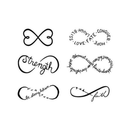 Тату бесконечность эскизы для девушек