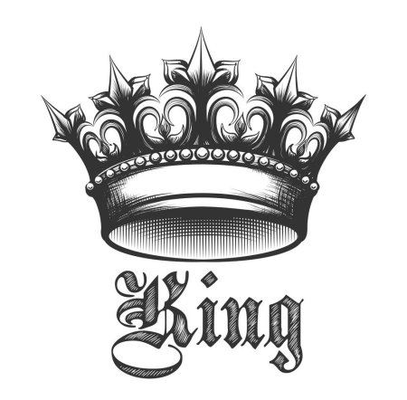 Эскиз корона мужская