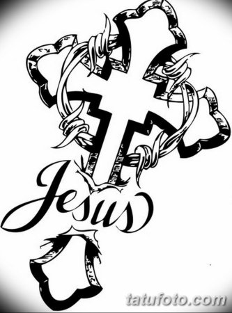 Тату крест на руке эскизы