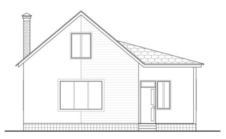 Дом чертеж рисунок