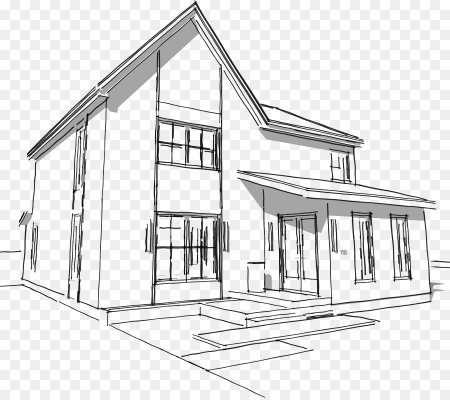 Очертания коттеджа