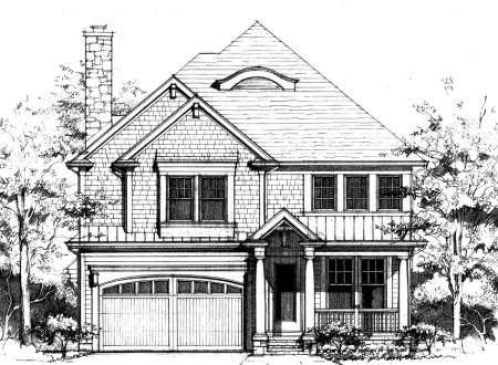 Фасады домов Графика