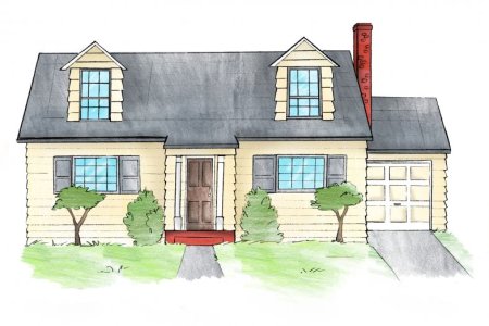 Дом рисунок