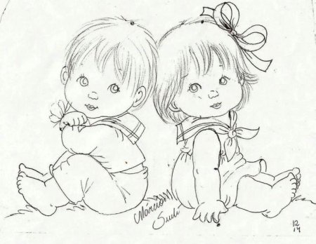 Эскиз детского рисунка