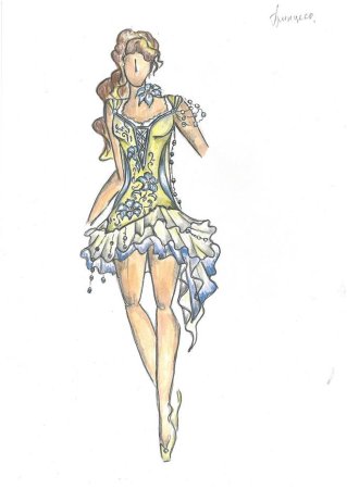 Эскиз театрального костюма