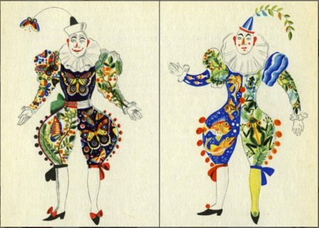 Эскиз театрального костюма