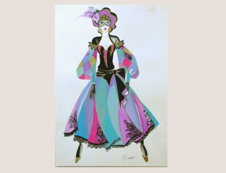 Театральный костюм рисунок