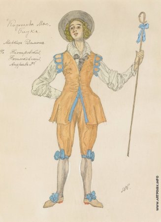 Эскиз сценического костюма