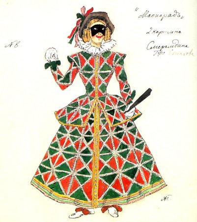 Комедия дель арте Коломбина