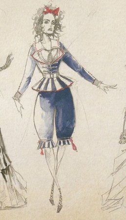 Суини Тодд эскиз костюмов