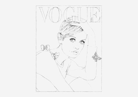 Иллюстрации в стиле Vogue