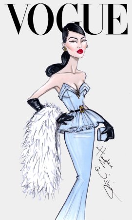 Иллюстрации Andy Warhol Vogue