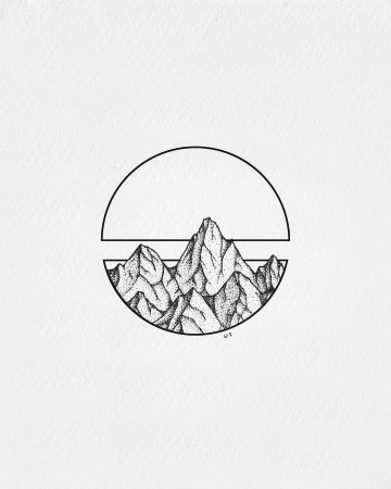 Эскизы для тату в стиле Минимализм