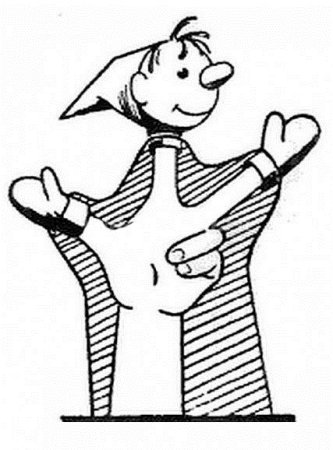 Эскиз куклы на руку