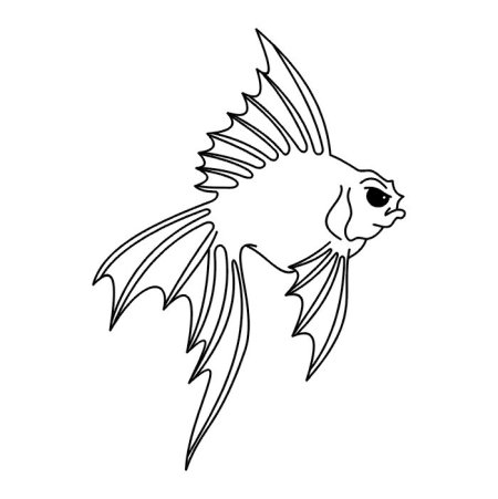 Рыбка эскиз