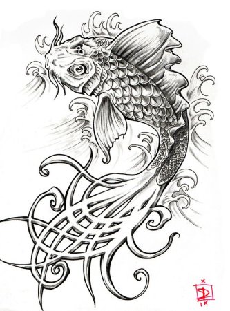 Стилизованная Золотая рыбка