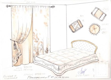 Эскиз текстильного изделия