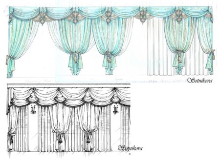 Эскиз текстильного изделия