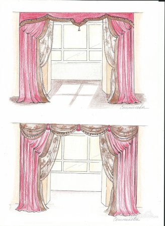 Эскизный проект штор