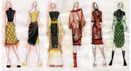 Творческий эскиз одежды