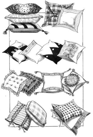 Подушка скетч