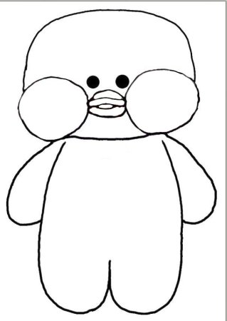 Уточка лалафанфан нарисовать