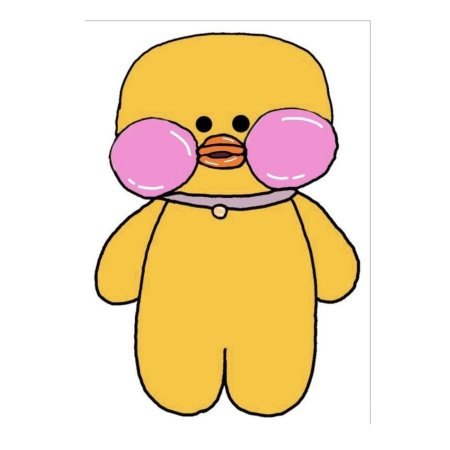 Бумажная еда для бумажной уточки