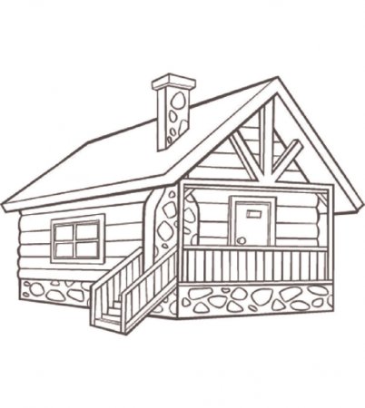 Деревянные домики для раскрашивания