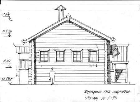 Набросок избы