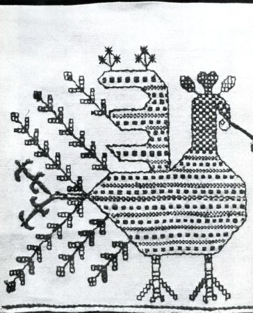 По мотивам народной вышивки