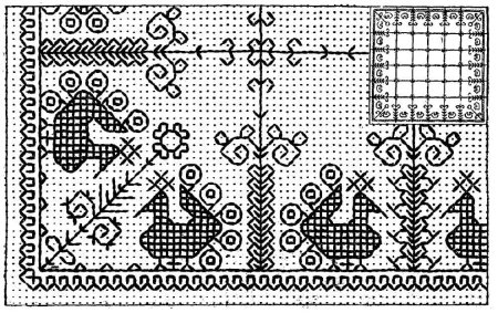 Древние образы в узорах вышивки