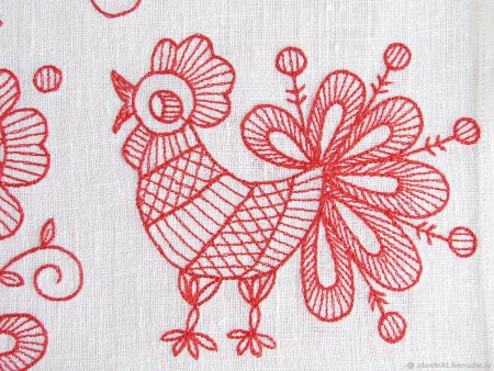 Русская народная вышивка простая