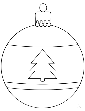Разукрашки новогодние игрушки