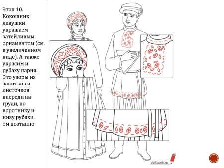 Чуваши национальный костюм раскраска