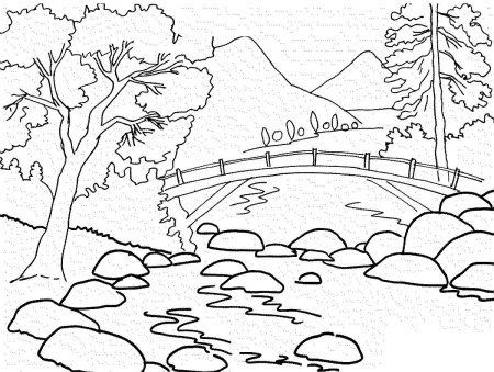 Раскраска природа