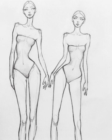 Фигура для рисования одежды