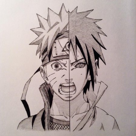 Наруто набросок