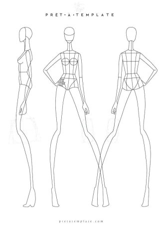 Модель человека для рисования