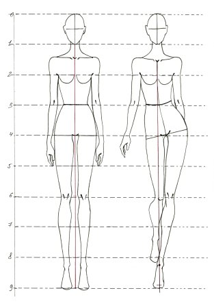 Макет для моделирования одежды