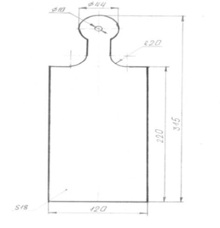 Чертёж разделочной доски технология