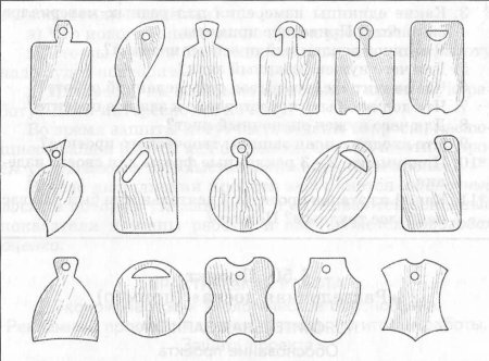 Эскиз кухонной доски