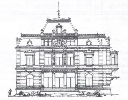 Фасад здания рисунок