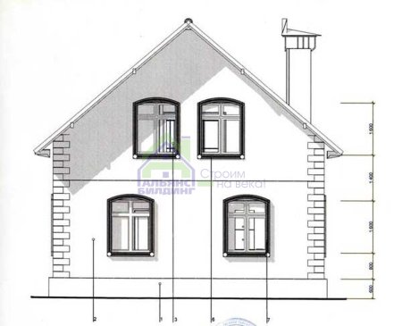 Расположение окон на фасаде дома