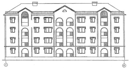 Многоэтажный дом раскраска