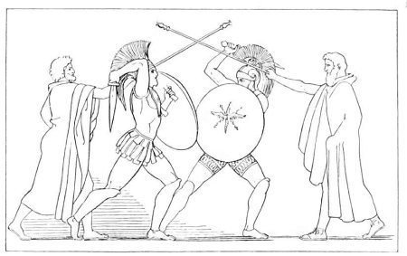 Поэма Гомера Илиада 5 класс рисунок лёгкий