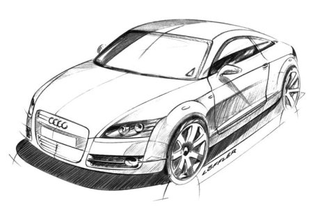 Audi a4 avant Sketch